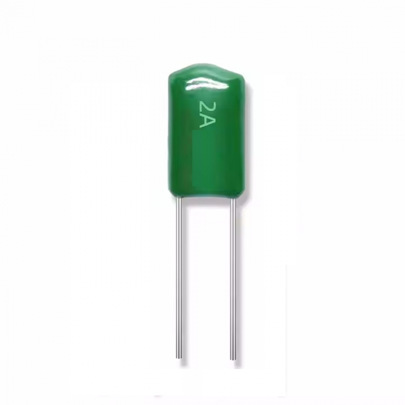 2A821J, 820 пФ, 100 В, ±5%, конденсатор плёночный полиэфирный