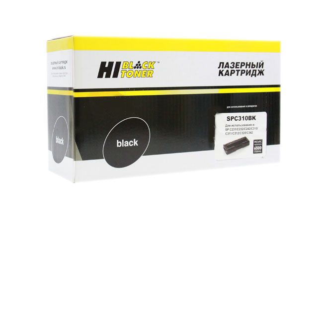 Картридж Hi-Black (HB-SPC310Bk) для Ricoh Aficio SPC231/232/242/310/311/312/320, Bk, 6,5K