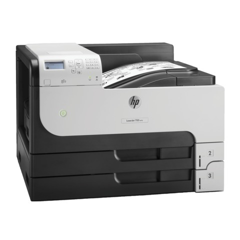 Принтер лазерный HP LaserJet Enterprise M712dn, А3, 41 стр./мин., 100 000 стр./мес., ДУПЛЕКС, сетевая карта, CF236A