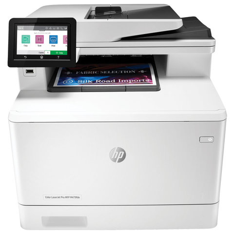 МФУ лазерное ЦВЕТНОЕ HP Color LaserJet Pro M479fdn 4 в 1, А4, 27 стр./мин., 50000 стр./мес., АПД, сетевая карта, W1A79A