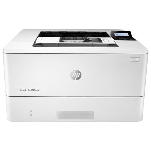 Принтер лазерный HP LaserJet Pro M404dw А4, 38 стр./мин., 80000 стр./мес., ДУПЛЕКС, Wi-Fi, сетевая карта, W1A56A