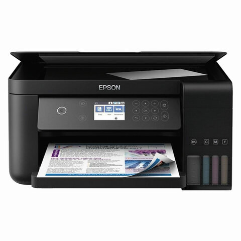 МФУ струйное EPSON L6160 3 в 1 А4, 33 стр./мин (ч/б), 20 стр./мин (цвет.), 4800х1200, ДУПЛЕКС, сетевая карта, C11CG21404