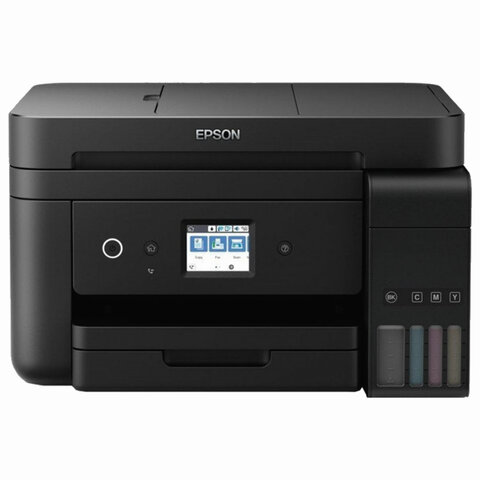 МФУ струйное EPSON L6190 4 в 1 А4, 33 стр./мин (ч/б), 20 стр./мин (цвет.), 4800х1200, ДУПЛЕКС, АПД, сетевая карта, C11CG19404