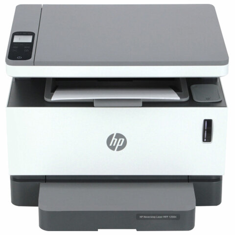 МФУ лазерное HP Neverstop Laser 1200n 3 в 1, А4, 20 стр./мин, 20000 стр./мес., сетевая карта, СНПТ, 5HG87A