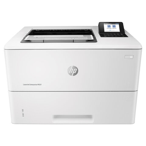 Принтер лазерный HP LaserJet Enterprise M507dn А4, 43 стр./мин., 150 000 стр./мес., ДУПЛЕКС, сетевая карта, 1PV87A