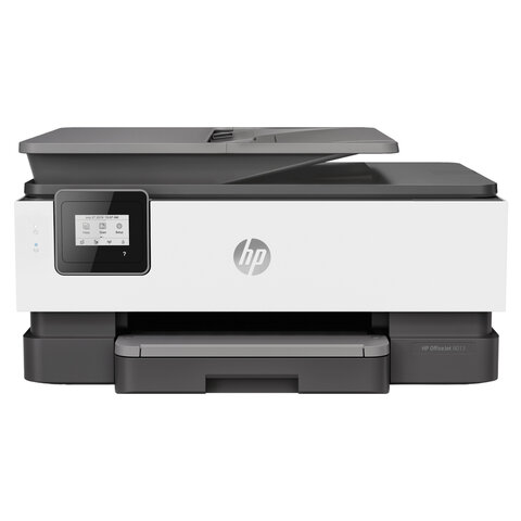 МФУ струйное HP OfficeJet 8013 3 в 1 А4, 18 стр./мин, 20000 стр./мес., 1200x1200, ДУПЛЕКС, Wi-Fi, 1KR70B