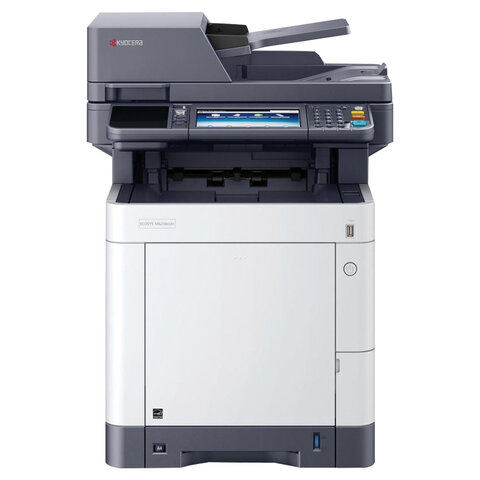 МФУ лазерное ЦВЕТНОЕ KYOCERA ECOSYS M6230cidn 3 в 1, А4, 30 стр./мин, 100 000 стр./мес., ДУПЛЕКС, АПД, сетевая карта, 1102TY3NL1