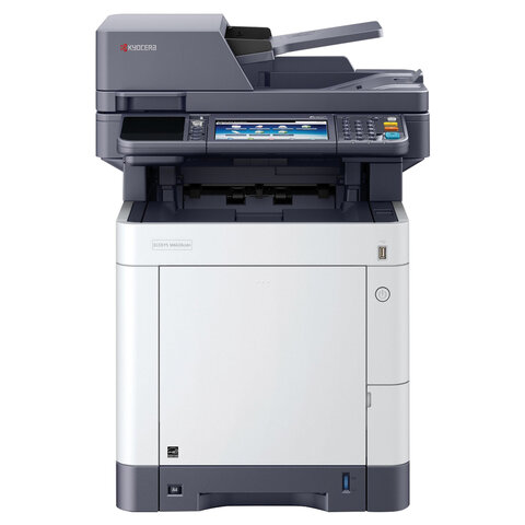 МФУ лазерное ЦВЕТНОЕ KYOCERA ECOSYS M6630cidn 4 в 1, А4, 30 стр./мин, 100 000 стр./мес., ДУПЛЕКС, АПД, сетевая карта, 1102TZ3NL1