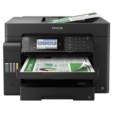 МФУ струйное EPSON L15150 4 в 1, А3+, 25 стр./мин, 4800х2400, ДУПЛЕКС, АПД, сетевая карта, Wi-Fi, СНПЧ, C11CH72404