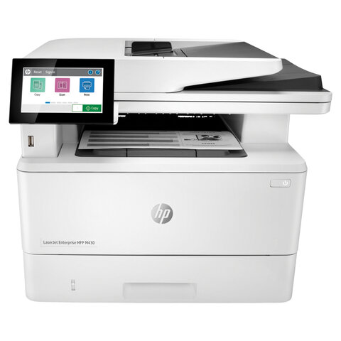 МФУ лазерное HP LaserJet Enterprise M430f 4 в 1, А4, 38 стр./мин., 100 000 стр./мес., ДУПЛЕКС, ДАПД, сетевая карта, 3PZ55A