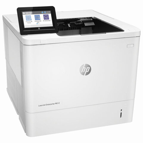 Принтер лазерный HP LaserJet Enterprise M612dn А4, 71 стр./мин., 300 000 стр./мес., ДУПЛЕКС, сетевая карта, 7PS86A