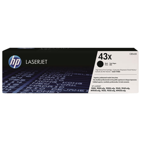 Картридж лазерный HP C8543X LaserJet 9000/9040/9050, №43X, оригинальный, 30000 страниц