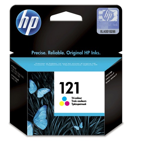 Картридж струйный HP CC643HE Deskjet F4275/F4283 №121, цветной, оригинальный, ресурс 165 стр.