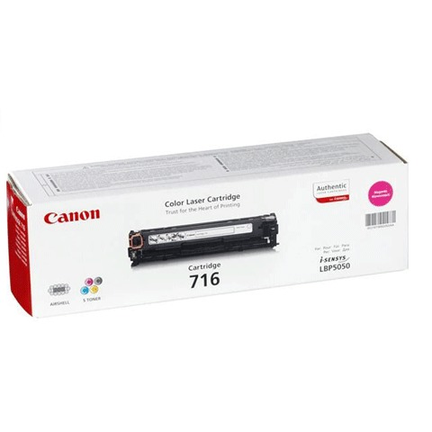 Картридж лазерный CANON (716М) LBP-5050, пурпурный, ресурс 1500 страниц, оригинальный, 1978B002