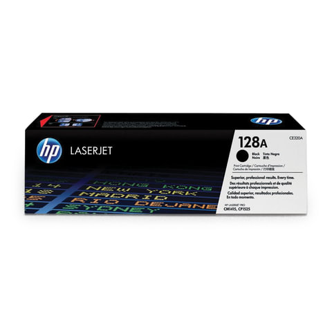 Картридж лазерный HP CE320A CLJ CM1415FN/FNW/CP1525N/NW, №128A, черный, оригинальный, ресурс 2000 страниц