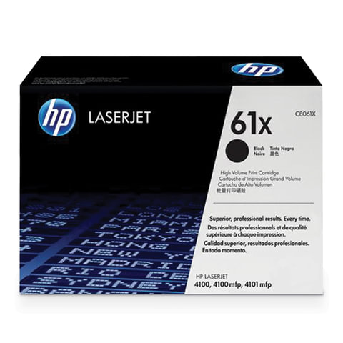 Картридж лазерный HP C8061X LaserJet 4100/4100N/4100DTN/4100mfp, черный, оригинальный, ресурс 10000 страниц, С8061X