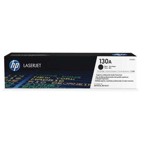 Картридж лазерный HP CF350A ColorLaserJet M176n/M177fw, №130A, черный, оригинальный, ресурс 1300 страниц