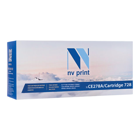 Картридж лазерный NV PRINT NV-CE278A/728 для HP/CANON LJ P1566/P1606/ MF4410/4430, ресурс 2100 стр., NV-CE278A/Canon