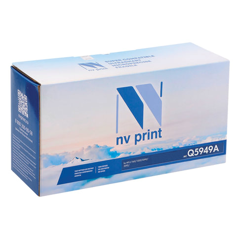 Картридж лазерный NV PRINT NV-Q5949A для HP LaserJet 1160/1320/3390 и другие, ресурс 2500 стр.