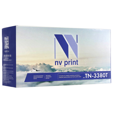 Картридж лазерный NV PRINT NV-TN3380 для BROTHER HL-5440D/5450DN/5470DW, ресурс 8000 страниц