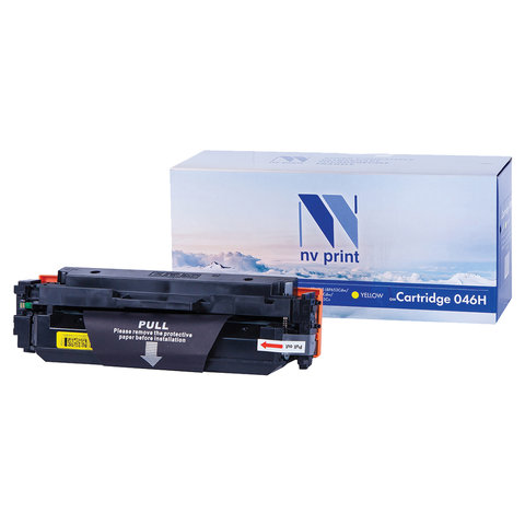 Картридж лазерный NV PRINT NV-046HY для CANON LBP653Cdw/654Cx/MF732Cdw, желтый, ресурс 5000 страниц