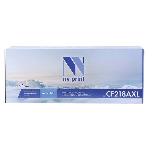 Картридж лазерный NV PRINT NV-CF218AXL для HP M104a / M104w / M132fn / M132nw, ресурс 3500 страниц