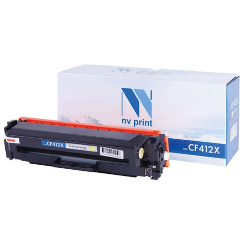 Картридж лазерный NV PRINT NV-CF412X для HP M377dw/M452nw/M477fdn/M477fdw, желтый, ресурс 5000 страниц