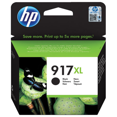 Картридж струйный HP (3YL85AE) для HP OfficeJet Pro 8023, №917XL черный, ресурс 1500 страниц, оригинальный Картридж струйный HP (3YL85AE) для HP OfficeJet Pro 8023, №917XL черный, ресурс 1500 страниц, оригинальный