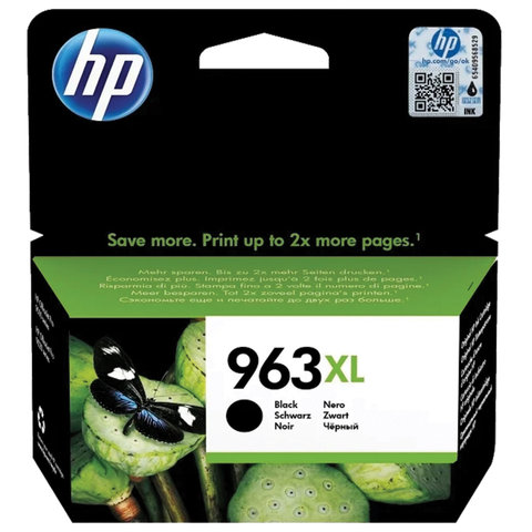 Картридж струйный HP (3JA30AE) для HP OfficeJet Pro 9010/9013/9020/9023, №963XL черный, ресурс 2000 страниц Картридж струйный HP (3JA30AE) для HP OfficeJet Pro 9010/9013/9020/9023, №963XL черный, ресурс 2000 страниц