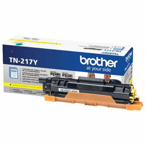 Картридж лазерный BROTHER (TN217Y) HLL3230CDW/DCPL3550CDW/MFCL3770CDW, желтый, оригинальный, ресурс 2300 страниц Картридж лазерный BROTHER (TN217Y) HLL3230CDW/DCPL3550CDW/MFCL3770CDW, желтый, оригинальный, ресурс 2300 страниц