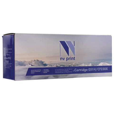 Картридж лазерный NV PRINT NV-051H/CF230X для Canon LBP 160/MF 260/HP LJP M203, ресурс 4100 страниц