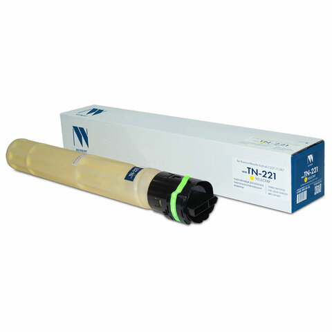Тонер-картридж NV PRINT (NV-TN-221Y) для Konica Minolta C227/C287, желтый, ресурс 21000 страниц Тонер-картридж NV PRINT (NV-TN-221Y) для Konica Minolta C227/C287, желтый, ресурс 21000 страниц