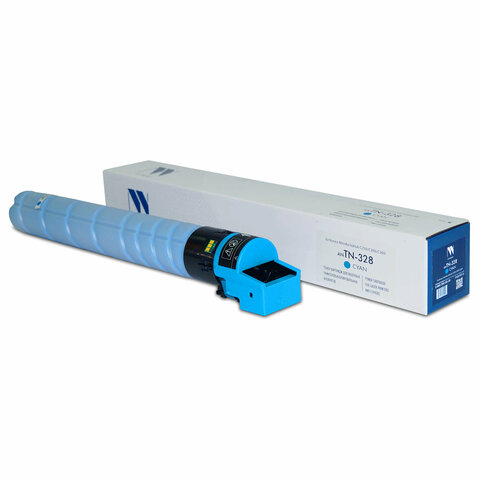 Тонер-картридж NV PRINT NV-TN-328C для Konica Minolta bizhub C360i/C250i/C300i голубой, ресурс 28000 страниц
