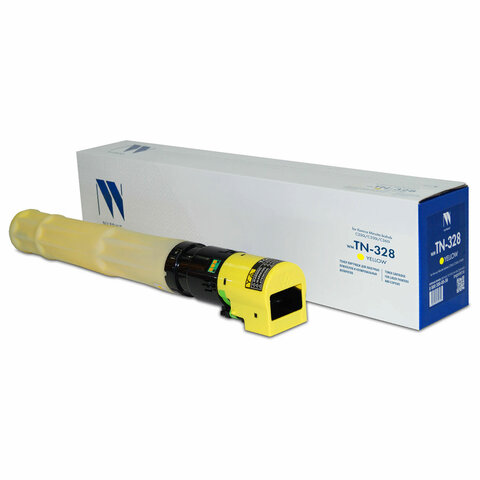 Тонер-картридж NV PRINT NV-TN-328Y для Konica Minolta bizhub C360i/C250i/C300i желтый, ресурс 28000 страниц