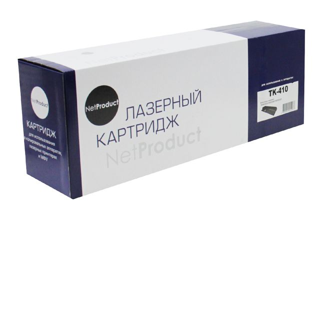 Тонер-картридж NetProduct (N-TK-410) для Kyocera KM-1620/1635/1650/2020/2035/2050, 15K