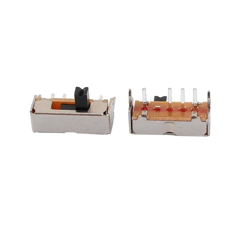 Переключатель движковый 3 позиции, 4Pin, 1P3T, h=4мм