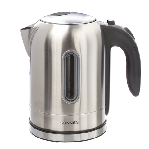 Чайник SONNEN KT-1755, 1,7 л, 2200 Вт, закрытый нагревательный элемент, нержавеющая сталь, 453419 Чайник SONNEN KT-1755, 1,7 л, 2200 Вт, закрытый нагревательный элемент, нержавеющая сталь, 453419