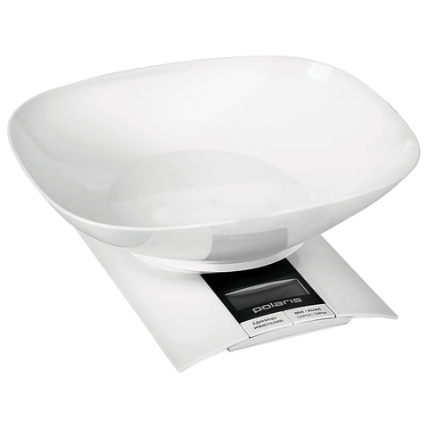 Весы кухонные POLARIS PKS 0323DL, электронный дисплей, чаша, max вес 3 кг, тарокомпенсация, пластик Весы кухонные POLARIS PKS 0323DL, электронный дисплей, чаша, max вес 3 кг, тарокомпенсация, пластик