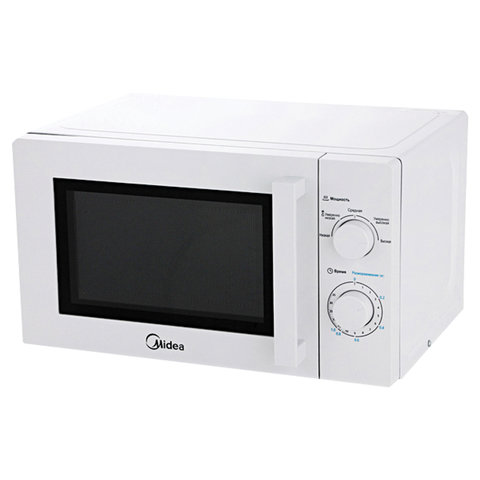 Микроволновая печь MIDEA MM720CY6-W объем 20 л, мощность 700 Вт, механическое управление, белая Микроволновая печь MIDEA MM720CY6-W объем 20 л, мощность 700 Вт, механическое управление, белая