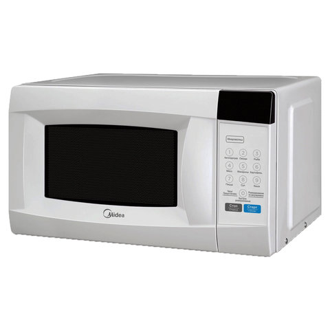Микроволновая печь MIDEA EM720CKE объем 20 л, мощность 700 Вт, сенсорное управление, дисплей, белая Микроволновая печь MIDEA EM720CKE объем 20 л, мощность 700 Вт, сенсорное управление, дисплей, белая
