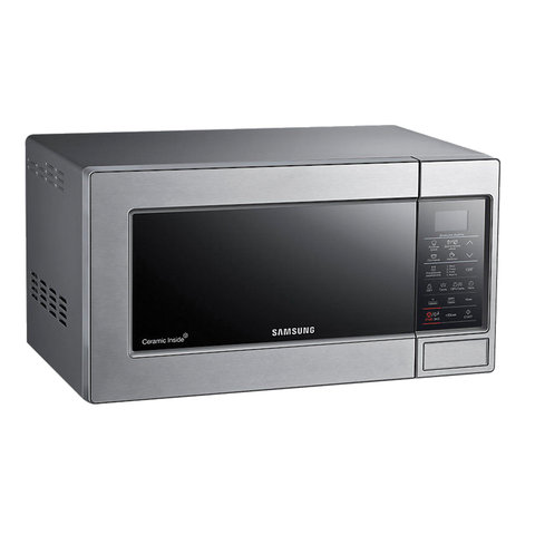 Микроволновая печь SAMSUNG GE83MRTS/BW, объем 23 л, мощность 800 Вт, сенсорное управление, гриль, серебристая Микроволновая печь SAMSUNG GE83MRTS/BW, объем 23 л, мощность 800 Вт, сенсорное управление, гриль, серебристая