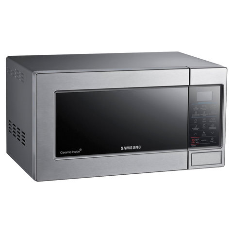 Микроволновая печь SAMSUNG ME83MRTS/BW, объем 23 л, мощность 800 Вт, сенсорное управление, серебро Микроволновая печь SAMSUNG ME83MRTS/BW, объем 23 л, мощность 800 Вт, сенсорное управление, серебро