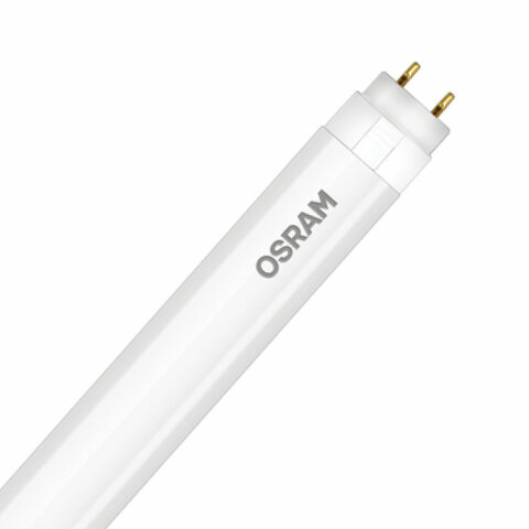 Лампа-трубка светодиодная OSRAM, 18 Вт, 30000 ч, 1200 мм, холодный белый, ST8E-1.2M 18W/865 230V AC25X1RU, ST8E-1.2M18W865