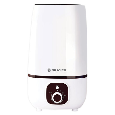 Увлажнитель воздуха BRAYER BR4700WH, объем бака 4 л, 25 Вт, арома-контейнер, белый Увлажнитель воздуха BRAYER BR4700WH, объем бака 4 л, 25 Вт, арома-контейнер, белый
