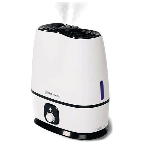 Увлажнитель воздуха BRAYER BR4702, объем бака 6 л, 25 Вт, арома-контейнер, белый Увлажнитель воздуха BRAYER BR4702, объем бака 6 л, 25 Вт, арома-контейнер, белый