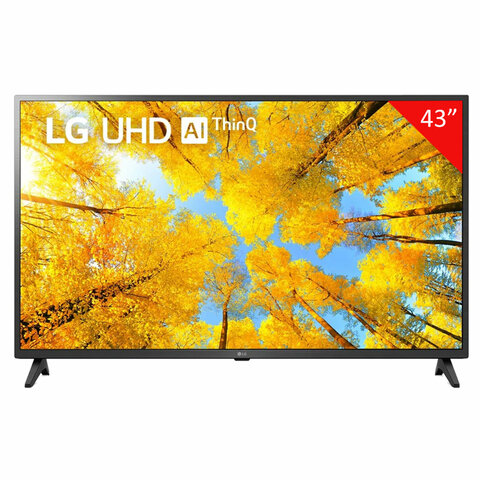 Телевизор LG 43UQ75006LF, 43 (108 см), 3840 x 2160, 4K, 16:9, SmartTV, WiFi, черный, 3205263