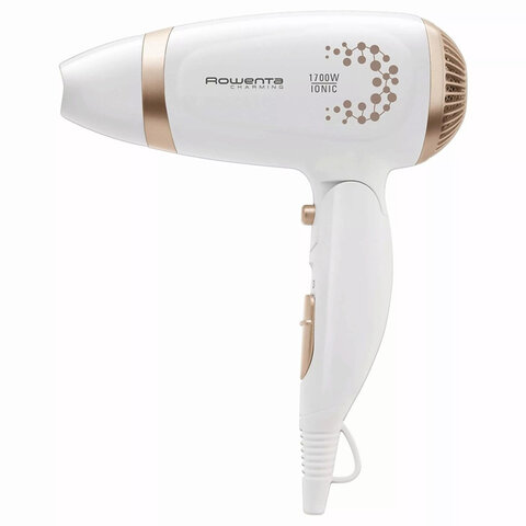 Фен ROWENTA CV3620F0, 1700Вт, 2 скорости, 3 температурных режима, ионизация, складная ручка, белый, 1830003726