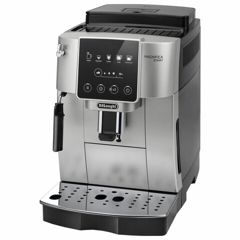 Кофемашина DELONGHI Magnifica Start ECAM220.30.SB, 1450 Вт, объем 1,8 л, ручной капучинатор, серебристо-черная Кофемашина DELONGHI Magnifica Start ECAM220.30.SB, 1450 Вт, объем 1,8 л, ручной капучинатор, серебристо-черная
