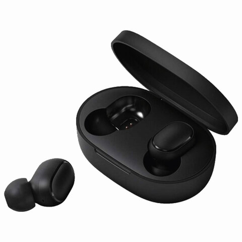 Наушники с микрофоном гарнитура XIAOMI Mi True Wireless Earbuds Basic 2, беспроводные, ВТ, 10 м, до 4 часов работы, черные, BHR4272GL