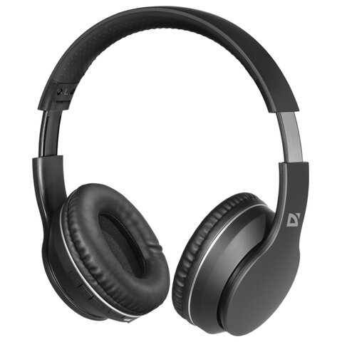Наушники с микрофоном гарнитура DEFENDER FreeMotion B580, беспроводные, с оголовьем, чёрные, 63580